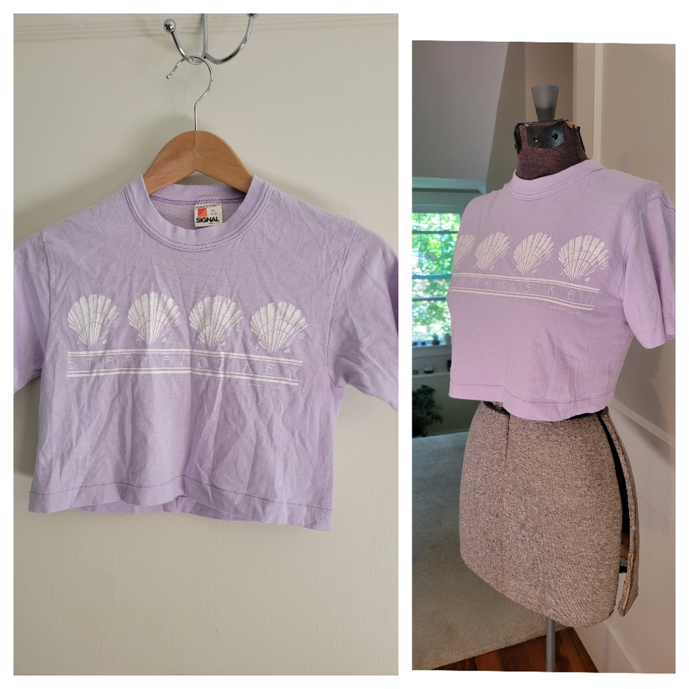 Vintage Crop Beach Tee 1984